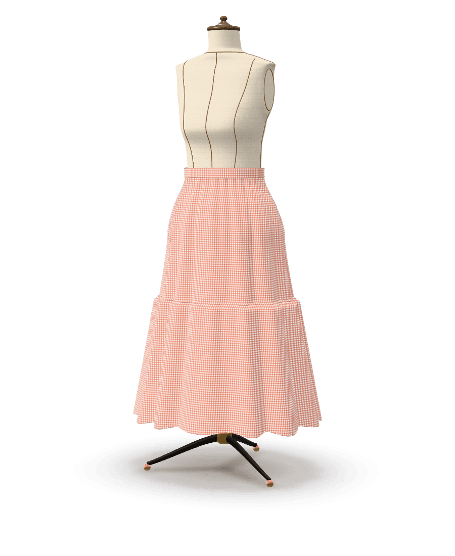 Gathered skirt